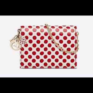 Lady DiorAmour 5-Gusset Card Holder With Chain